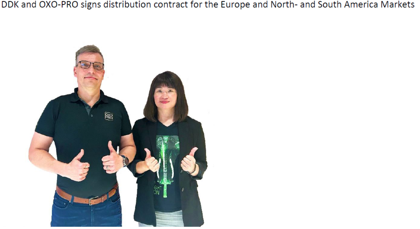 DDK and OXO-PRO signs distribution contract for the Europe and Americas